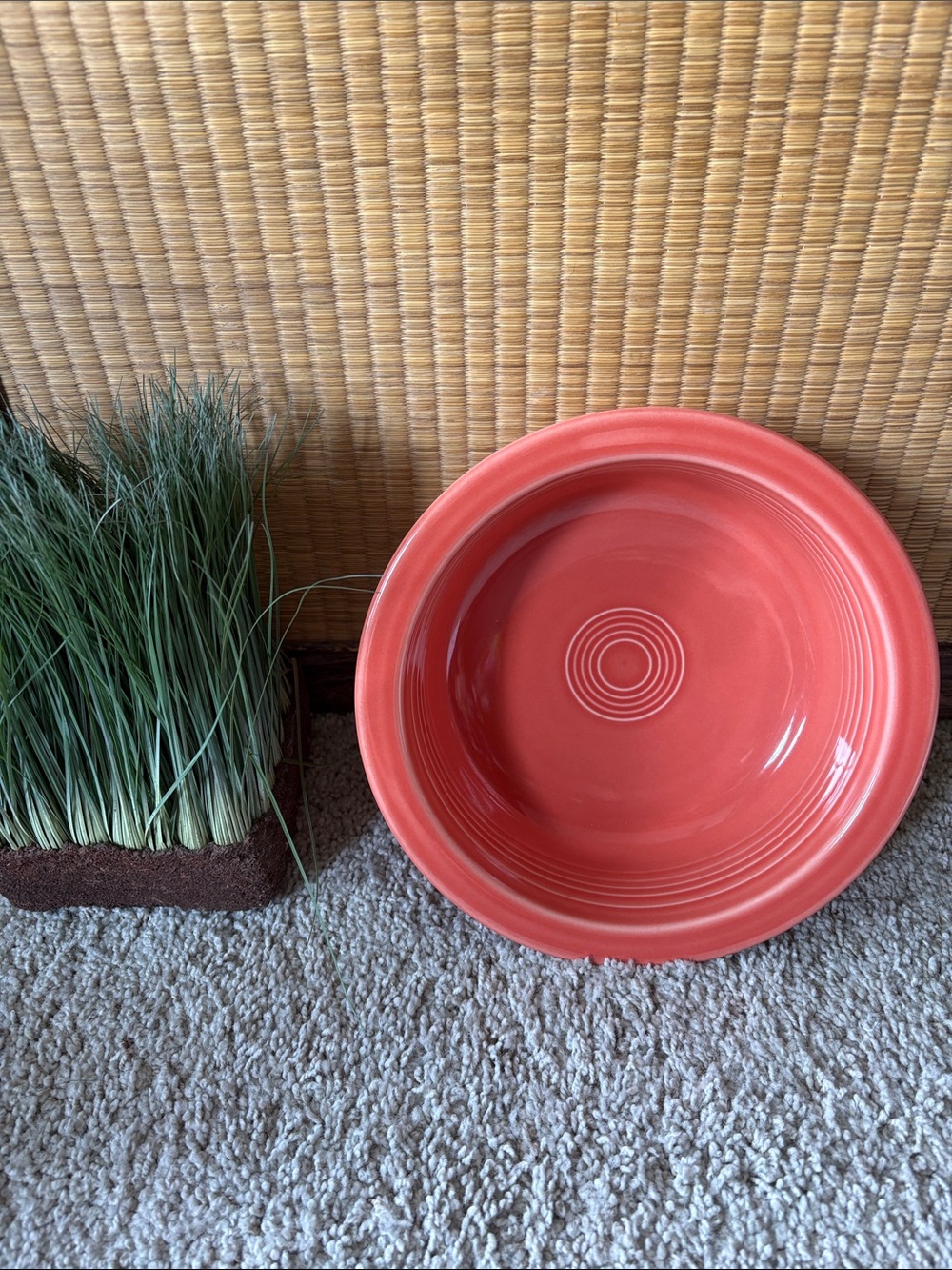 🆕Homer Laughlin FIESTA: XL Persimmon Color Serving Bowl- NWOT